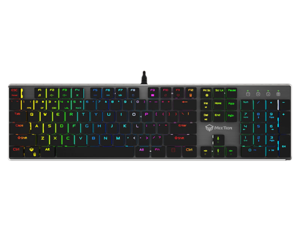 15870155735163 Meetion Ultra-thin Mechanical Keyboard Mk80 With 1yr Warranty