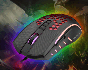 16267644368376 Meetion Lightweight Honeycomb Gaming Mouse Gm015 With 1yr Warranty