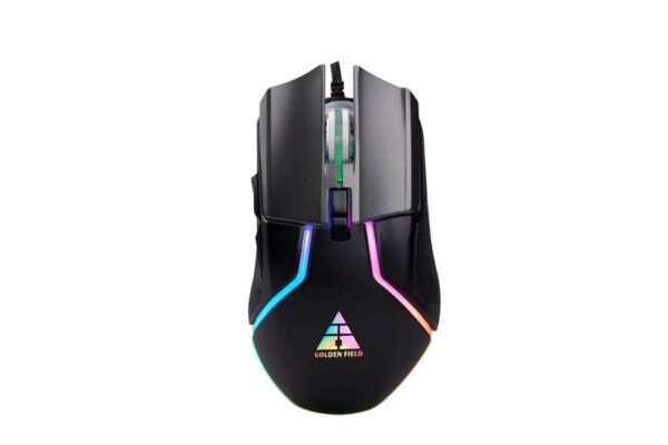 Golden Field Gaming Mouse 180g 1.8 M Black Braided Cable,magnetic Ring
