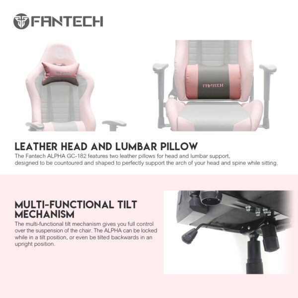 Fantech Gc-182 Gaming Chair Sakura Pink With 1yr Warranty