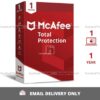 Mcafee Total Protection (1 Pc | 1 Year) (email Delivery)