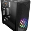 Thermaltake Commander G33 Tg Argb Mid-tower Case Ca-1p3-00m1wn-00 (m)