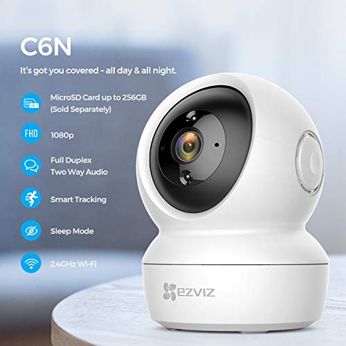 41Nfv4bk4ML Ezviz C6n Wifi Indoor Home Security Pan & Tilt Camera With 2 Way Talk