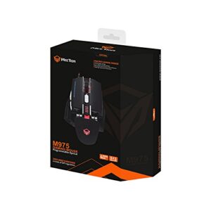 41jUIr5znSL Meetion Usb Corded Gaming Mouse M975 Black With 1 Yr Warranty