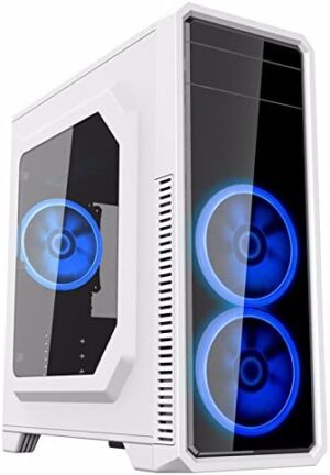41xp6dxiSzL._AC_ Gamemax G561 Frgb Black Atx Mid Tower Gaming Case, Included 3 Frgb Fan