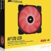 Corsair Air Series Af120 Led (2018) Red 120mm Fan-co-9050080-ww