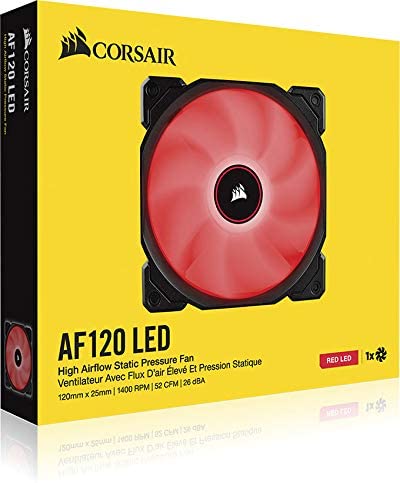 Corsair Air Series Af120 Led (2018) Red 120mm Fan-co-9050080-ww