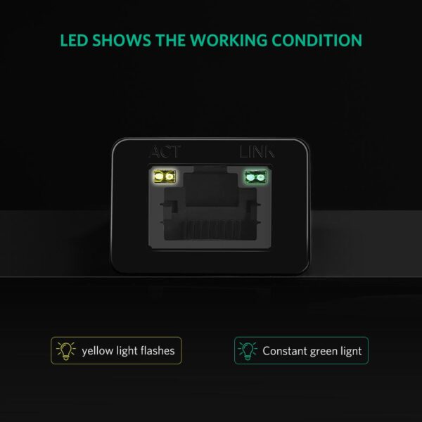 Ugreen Usb-c 3.1 Gen1 Male To Gigabit Ethernet Type C To Lan 50307