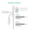 Ugreen Mfi Certified Lightning To Usb Cable Data Syncing- 20728