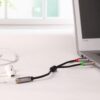 Unitek Y-c957abk 3.5mm Aux Audio Cable - Female To 2xmale