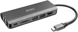Wiwu Alpha 12 In 1 Type C Hub Laptop Adapter Usb C To Usb 3.0 Hdmi Lan