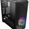 Thermaltake Commander G33 Tg Argb Mid-tower Case Ca-1p3-00m1wn-00 (m)