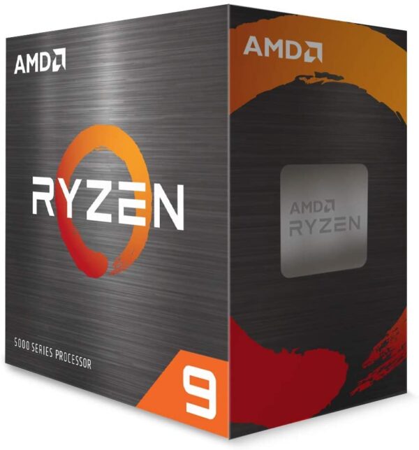 Amd Ryzen 9 5900x 12 Cores 24 Thread Processor Without Cooler
