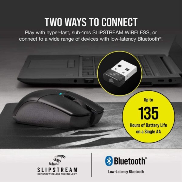 Corsair Katar Pro Wireless, Lightweight Fps/moba Gaming Mouse With Sli