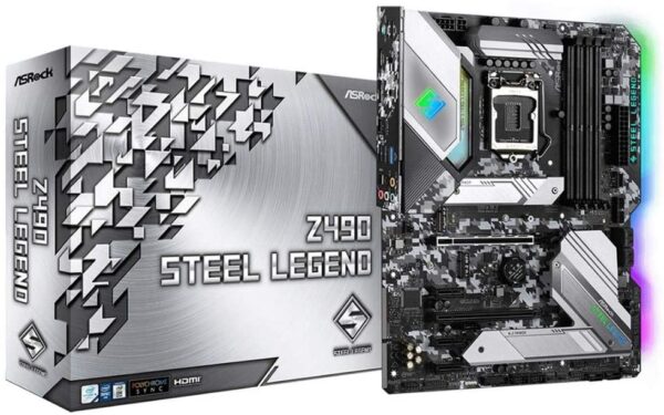 Asrock Z490 Steel Atx Intel 10th Gen Motherboard With 1yr Warranty