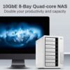 Terramaster F8-422 8-bay Nas 10gb Lan,aes Ni Encryption