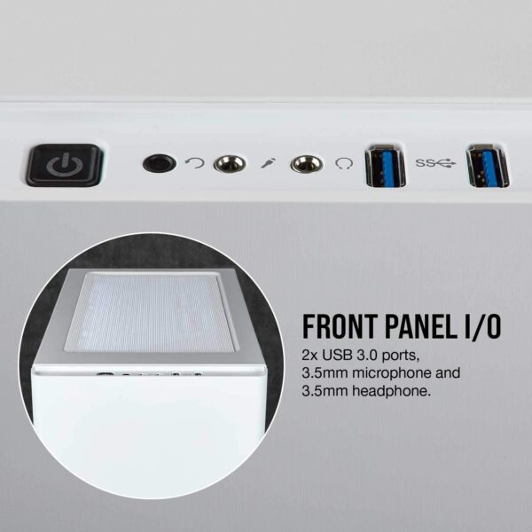 Corsai 275r Airflow Tempered Glass Mid-tower Gaming Case White