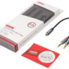 Unitek Y-c957abk 3.5mm Aux Audio Cable - Female To 2xmale