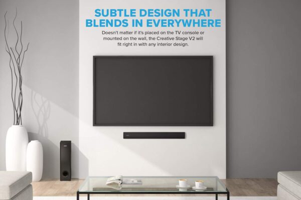 61Yn2o4flgL._SL1500_ Creative Stage V2 Soundbar And Woofer 160watt 2.1 Speaker 1yr Wrty