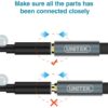 Unitek Y-c957abk 3.5mm Aux Audio Cable - Female To 2xmale