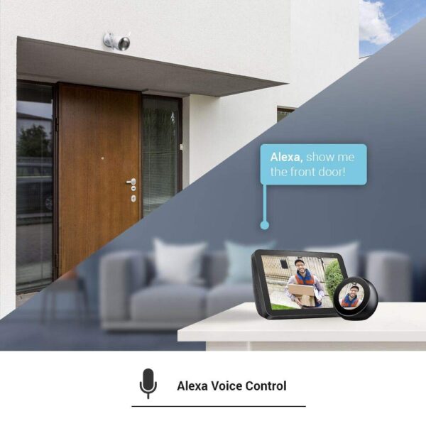 Ezviz Outdoor 2mp Wifi Camera Colorvu C3n Full Hd 256gb Memory Support