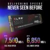 Pny Gen 4 Pci Nvme Xlr8 Gaming 2tb Ssd Cs3140- 7,500 Mb/s Reads,6,850