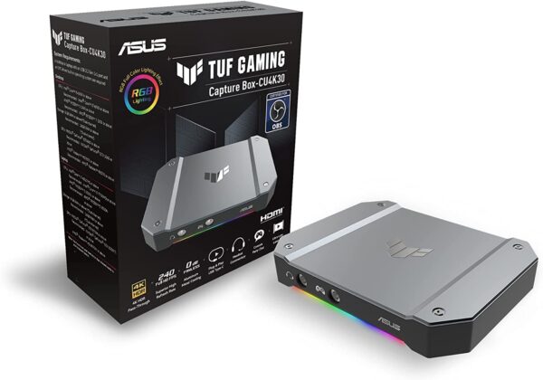 Asus Tuf Gaming Video Capture Card (cu4k30) 4k/2k/1080p 120 Fps & Hdr