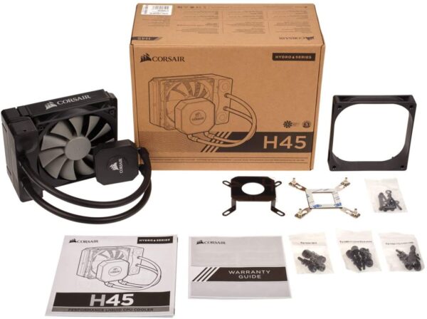 61itXbxJTzL._AC_SL1200_ Corsair Hydro Series H45 Liquid Cpu Cooler Part No:cw-9060028-ww