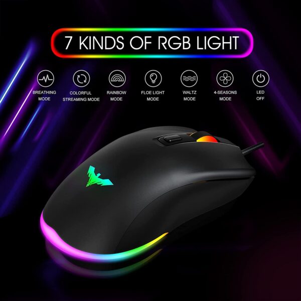 Havit Kb501cm 4ni1 Gaming Keyboard Mouse Headhphone And M. Pad Combo