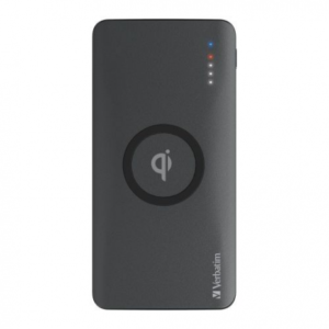65936_cg_b_1_2 Verbatim 10watt Wireless Power Bank 10,000 Mah Charger Model:65936