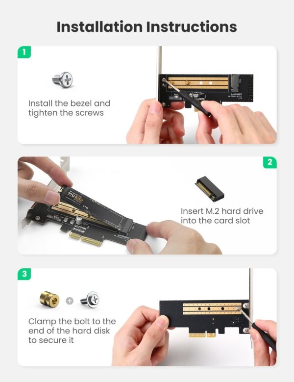 Ugreen M.2 Nvme To Pcle 3.0 Adapter
