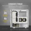Corsai 275r Airflow Tempered Glass Mid-tower Gaming Case White