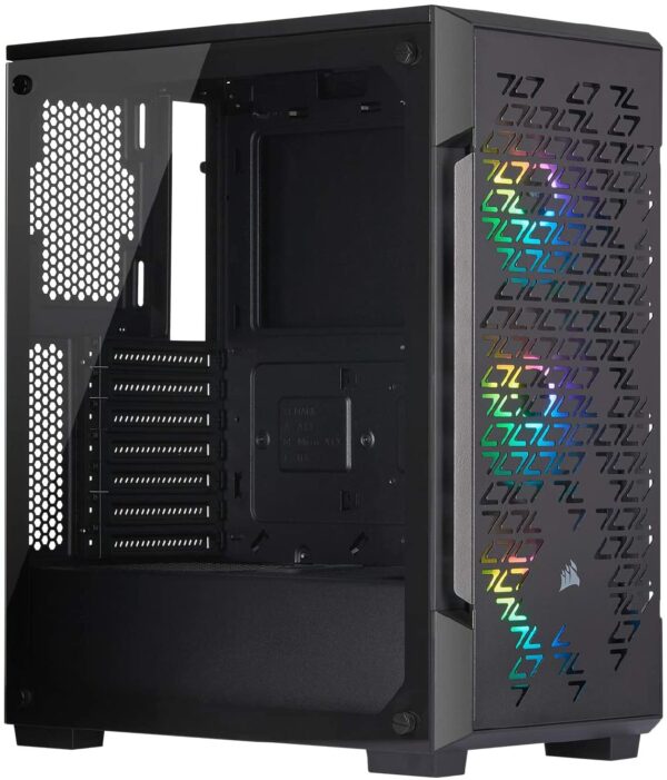 Corsair Icue 220t Rgb Airflow Mid-tower Smart Case/casing Black