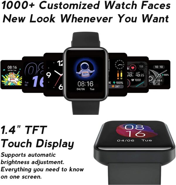 717yymogi2L._AC_SL1500_ Mi Watch Lite Smart Watch With Heart Beat Monitoring Long Battery Lif