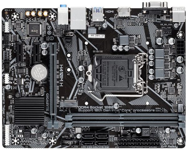 Gigabyte H410m H V2 Ultra Durable 10th Gen. Motherboard ,gbe Lan