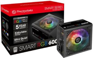 Thermaltake Smart Rgb 600watt /non Modular Power Supply