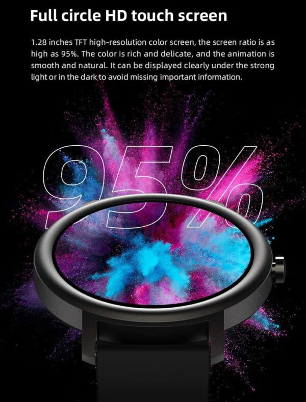 71Kz5ymjsjL._SL1315_ Mibro Air Round Smart Watch 25days Standby Battery Life -1yr Wrnty.