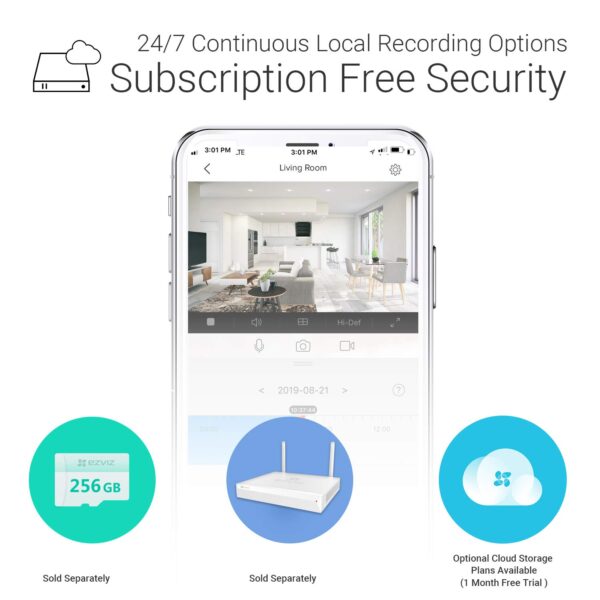 Ezviz C1c 2mp Cctv /cc Camera Wifi Camera Two Way Audio 1080p 1yr Wrty