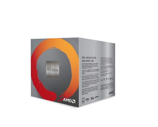 Amd Ryzen 5 3400g 4core, 8 Threads, Gpu Core 11, Am4 Processor 1yr