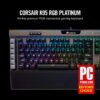K95 Rgb Platinum Mechanical Gaming Keyboard Cherry Mx Speed Gunmetal
