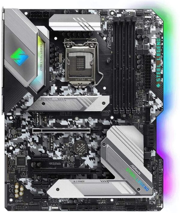Asrock Z490 Steel Atx Intel 10th Gen Motherboard With 1yr Warranty