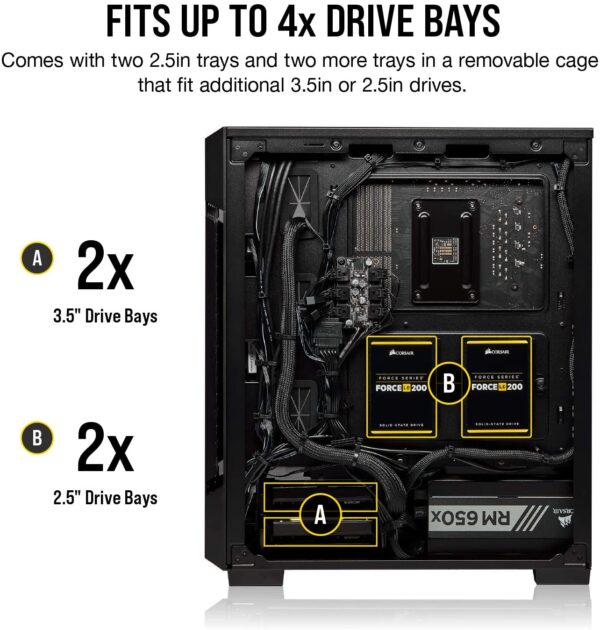 Corsair Icue 220t Rgb Airflow Mid-tower Smart Case/casing Black