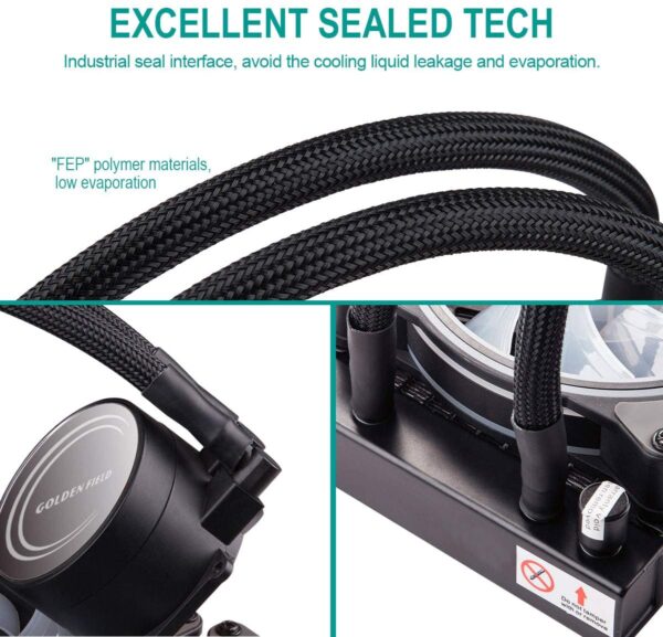 71iJXT+dyOL._AC_SL1200_ Golden Field Sf240 Rgb 240mm Liquid Cpu Cooler Radiator Water Cooling