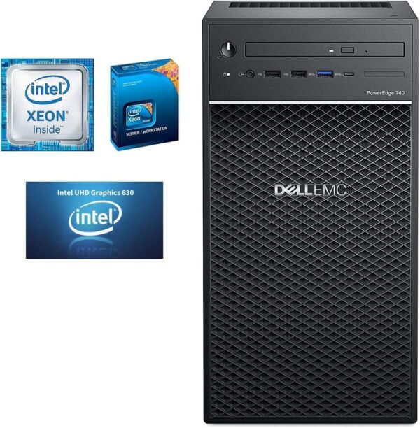 Dell Power Edge T40 Server 1tb*1 Hdd,8gb Ram, Intel Xeon E-222 4g 3.5g