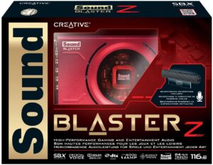 Sound Blaster Z Pcie Gaming Sound Card With High Performance Amp/beam