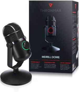 71r0Is4sUCL._AC_SL1500_ Thronmax Mdrill Dome Plus Jet Black 96khz M3 Plus Microphone/mike