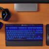 Corsair K63 Wireless Mechanical Gaming Keyboard, Backlit Blue Led