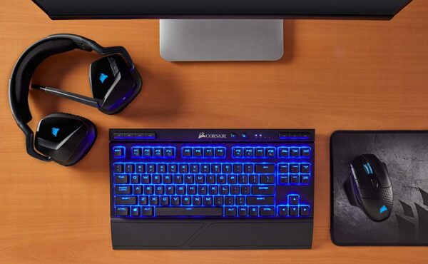 Corsair K63 Wireless Mechanical Gaming Keyboard, Backlit Blue Led