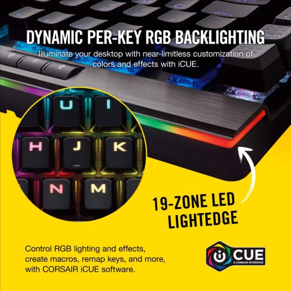 K95 Rgb Platinum Mechanical Gaming Keyboard Cherry Mx Speed Gunmetal