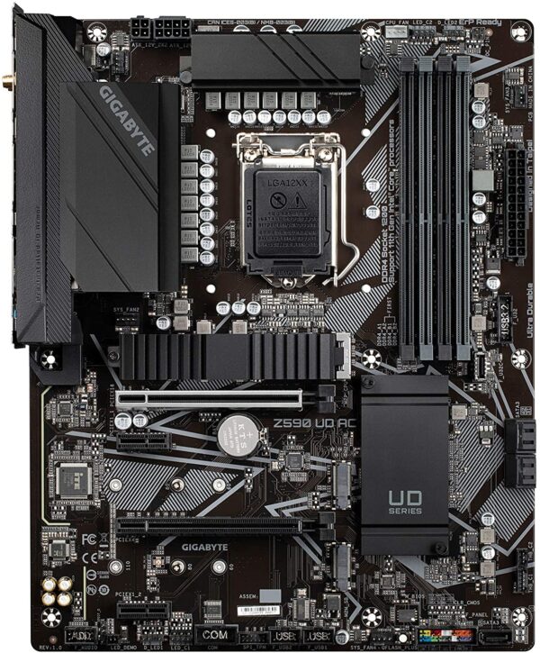 81293K+pK0L._AC_SL1500_ Gigabyte Z590 Ud Ac 10/11th Gen Supported Gaming Motherboard